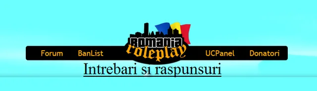 Romania Roleplay raspunsuri