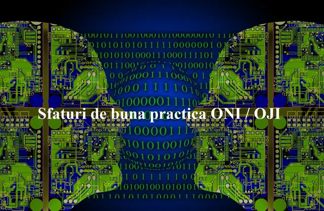 Sfaturi de buna practica pentru concurentii OJI / ONI
