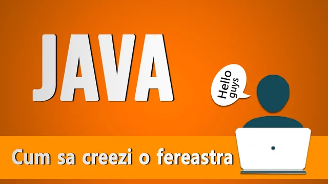 Cum să creezi o fereastră în Java