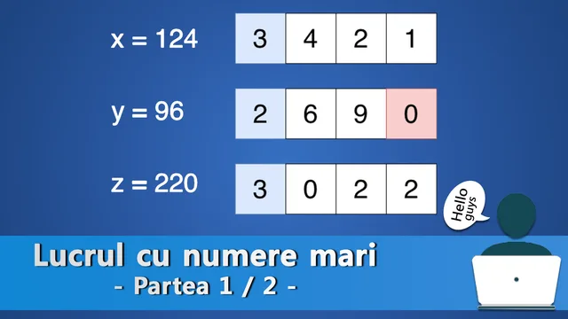 Operatii / Lucrul cu numere mari in C++