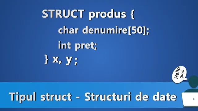 Tipul struct in C++ | Teorie si probleme rezolvate