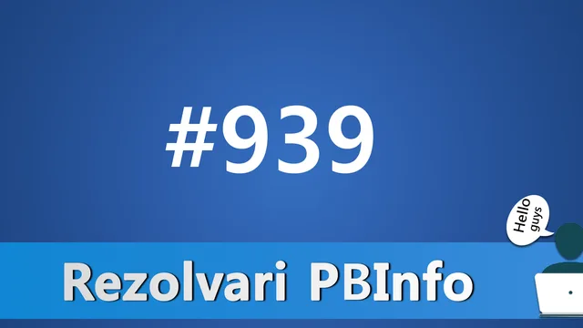 Problema #939 – sum00 – Rezolvari PBInfo