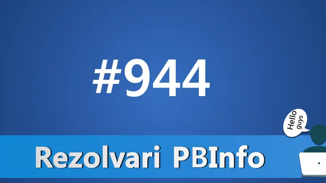 Problema #944 – rest – Rezolvari PBInfo