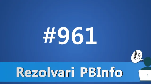 Problema #961 – Criptare – Rezolvari PBInfo
