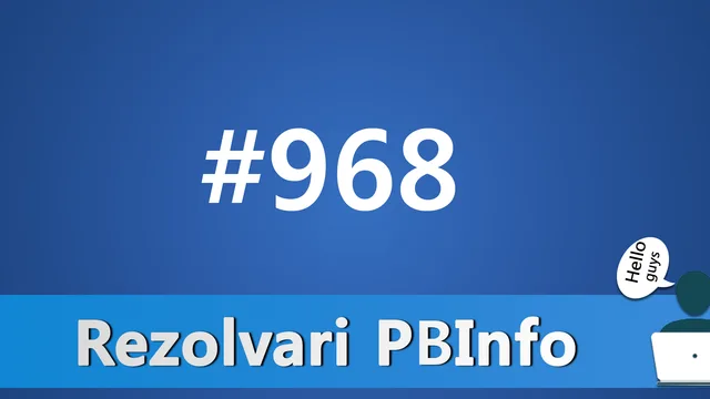 Problema #968 – Copac – Rezolvari PBInfo