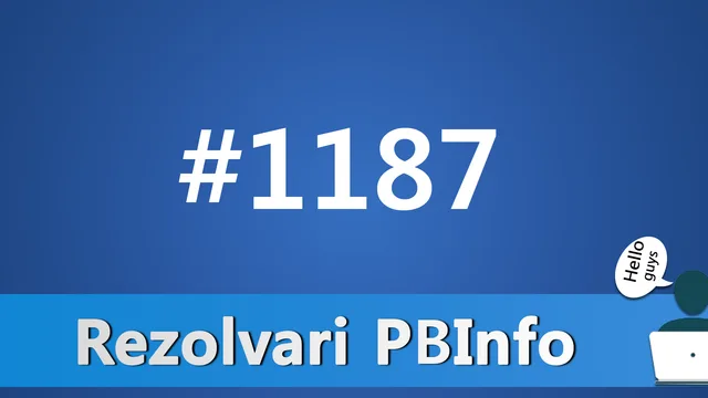 Problema #1187 – Roboti1 – Rezolvari PBInfo