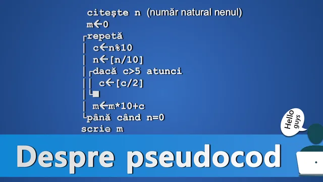 Despre pseudocod in C++ | Probleme rezolvate