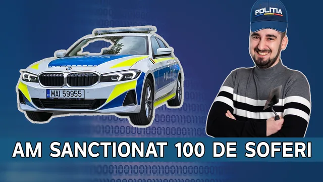 Am sanctionat 100 de soferi